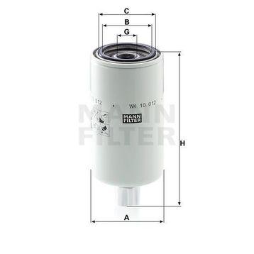 Mann WK10012X Yakıt Filtresi