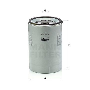 Mann WK1070X Yakıt Filtresi