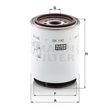 Mann WK1142X Yakıt Filtresi