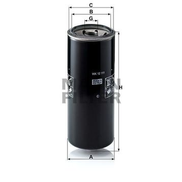 Mann WK12111 Yakıt Filtresi