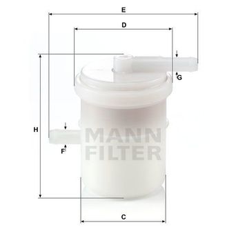 Mann WK42/81 Yakıt Filtresi