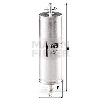 Mann WK516 Yakıt Filtresi