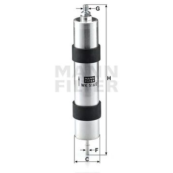 Mann WK516/2 Yakıt Filtresi
