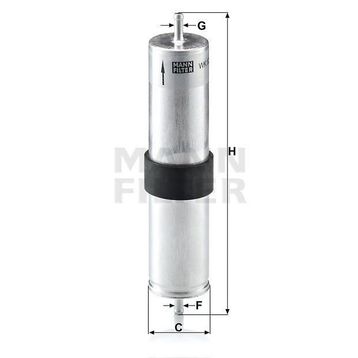 Mann WK521/4 Yakıt Filtresi