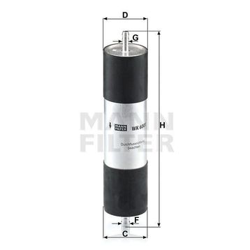 Mann WK6001 Yakıt Filtresi