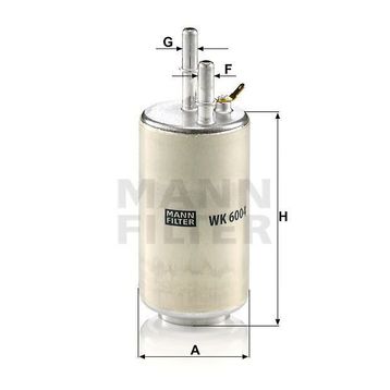 Mann WK6004 Yakıt Filtresi