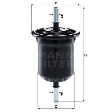 Mann WK6013 Yakıt Filtresi