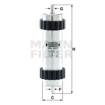 Mann WK6037 Yakıt Filtresi