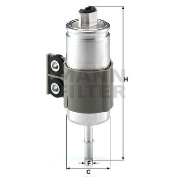 Mann WK611/6 Yakıt Filtresi