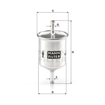 Mann WK66 Yakıt Filtresi
