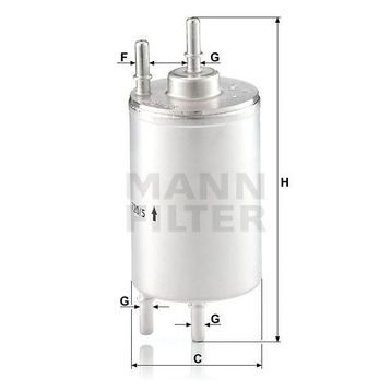 Mann WK720/5 Yakıt Filtresi