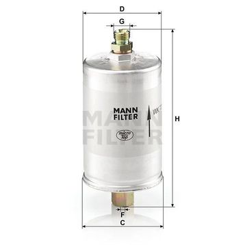 Mann WK726 Yakıt Filtresi