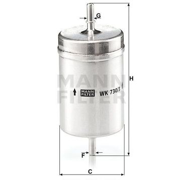 Mann WK730/3 Yakıt Filtresi