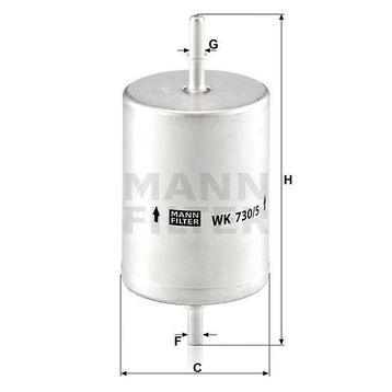 Mann WK730/5 Yakıt Filtresi