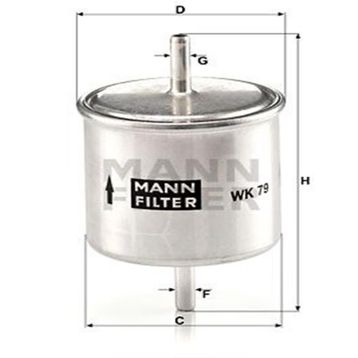 Mann WK79 Yakıt Filtresi