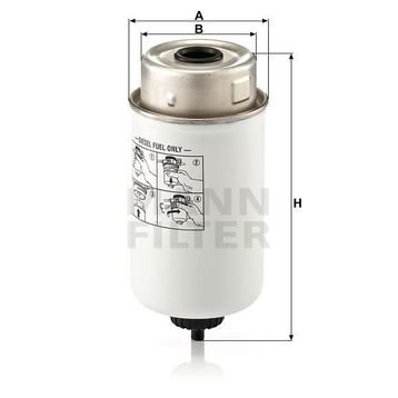 Mann WK8014 Yakıt Filtresi