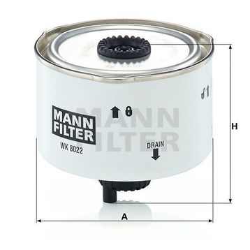 Mann WK8022X Yakıt Filtresi
