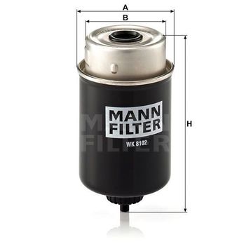 Mann WK8102 Yakıt Filtresi