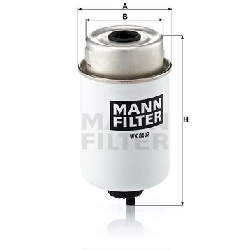 Mann WK8107 Yakıt Filtresi