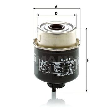 Mann WK8112 Yakıt Filtresi