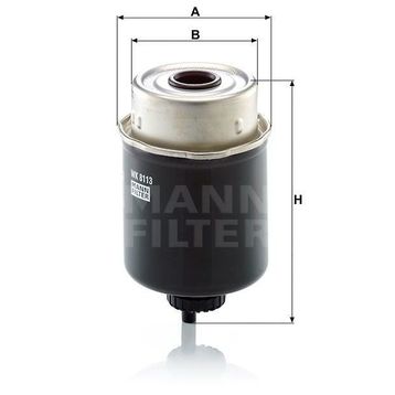 Mann WK8113 Yakıt Filtresi