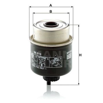 Mann WK8118 Yakıt Filtresi
