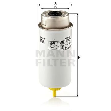 Mann WK8154 Yakıt Filtresi
