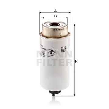Mann WK8163 Yakıt Filtresi