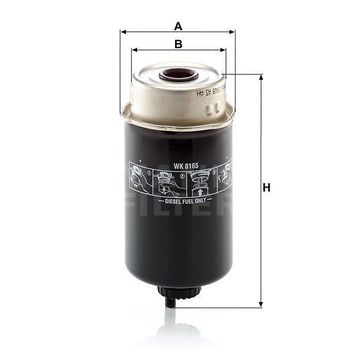 Mann WK8165 Yakıt Filtresi