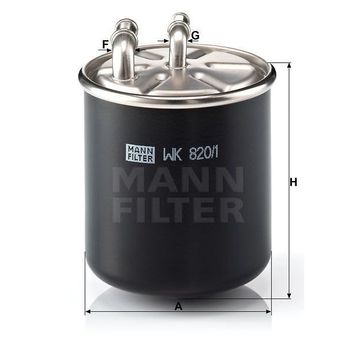 Mann WK820/1 Yakıt Filtresi