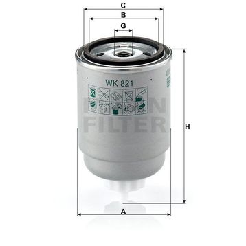 Mann WK821 Yakıt Filtresi