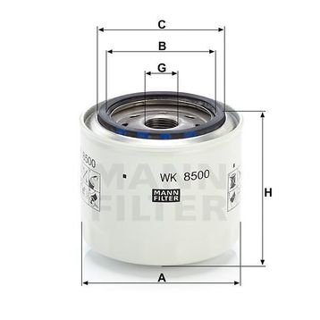 Mann WK8500 Yakıt Filtresi