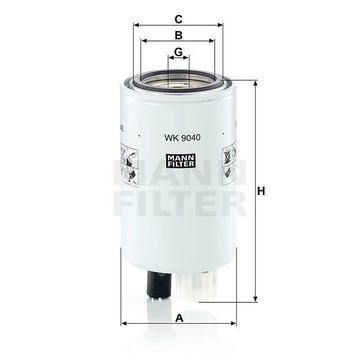 Mann WK9040 Yakıt Filtresi