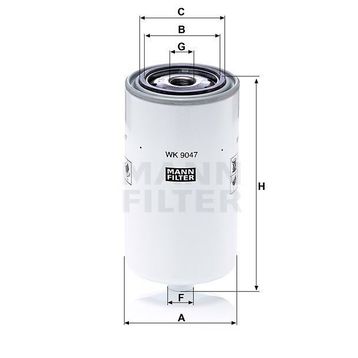 Mann WK9047 Yakıt Filtresi