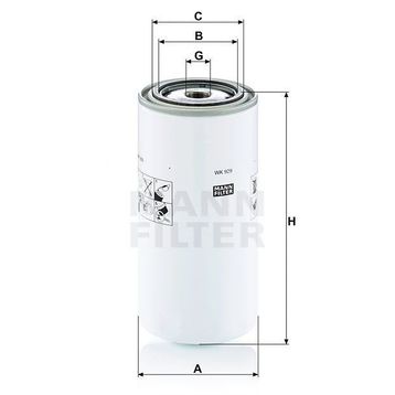 Mann WK929X Yakıt Filtresi