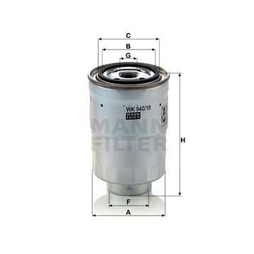 Mann WK940/5 Yakıt Filtresi