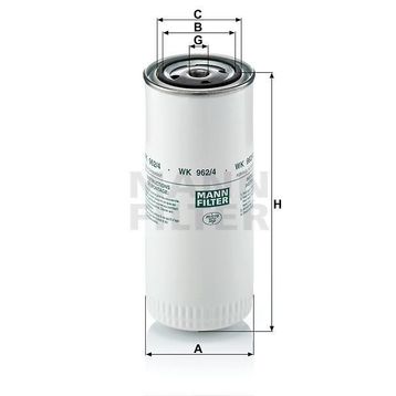 Mann WK962/4 Yakıt Filtresi