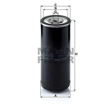 Mann WK962/5 Yakıt Filtresi