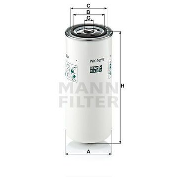 Mann WK962/7 Yakıt Filtresi
