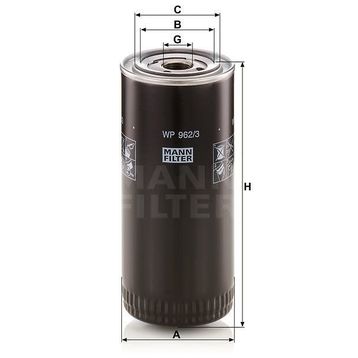Mann WP962/3X Yakıt Filtresi