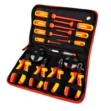 Mannesmann M11214 VDE 14 Parça Werkzeug Tornavida Pense Seti