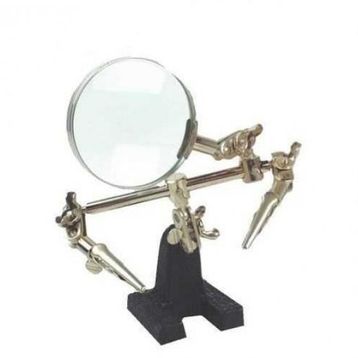 Mannesmann MAN 572 Gri Mini Çalışma Kıskaçlı ve Büyüteç