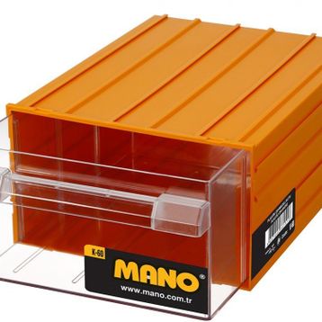 Mano K-60 Sarı Çekmeceli Kutu