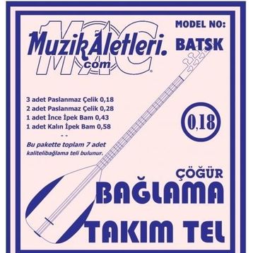 Manuel Raymond BATSK Bağlama Teli Takım