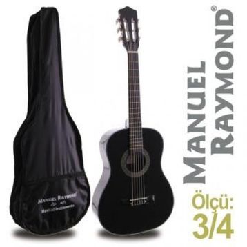Manuel Raymond MRC87BK Klasik Gitar 3-4