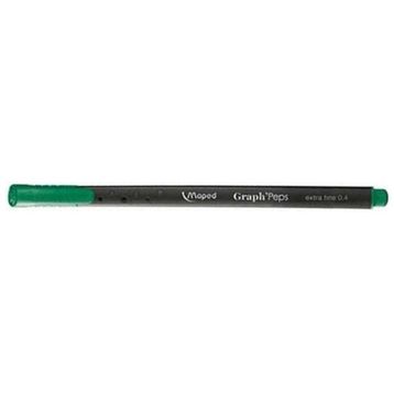Maped 0.4 mm Çim Yeşili 12'li Fineliner Graph Peps