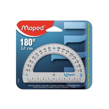 Maped 12 cm Alüminyum 180° Açı Ölçer