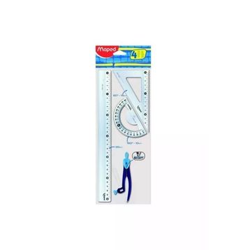 Maped 3154148992189 30 cm Pergelli Maxi 4'lü Çizim Seti