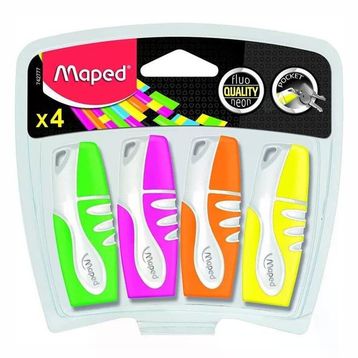 Maped 742777 4'lü Fosforlu Kalem
