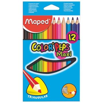 Maped 834010 Colorpeps Maxi 12'li Kuru Boya
